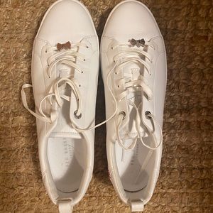 Never worn Ted Baker sneakers with flora detail